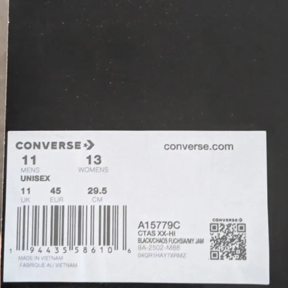 Converse PRIDE XXHI Rainbow Flame Knee High Sneaker Boot Limited Edition M11 W13 - Picture 7 of 11